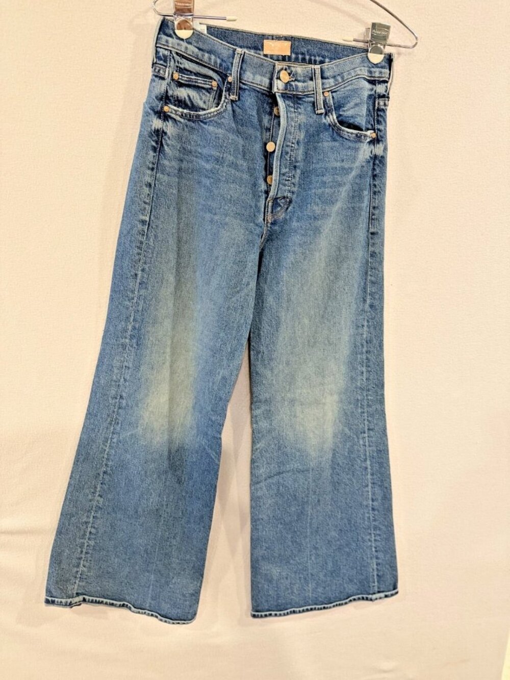 Mother The Tomcat Roller Fray Jeans 30 Wide Leg